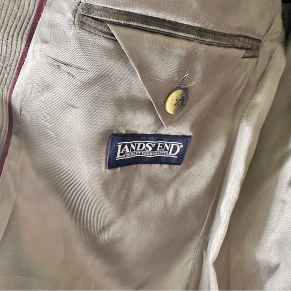 Lands End Corduroy Blazer Jacket Size 40R Mens - Picture 9 of 11